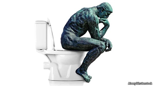 Thinking on toilet